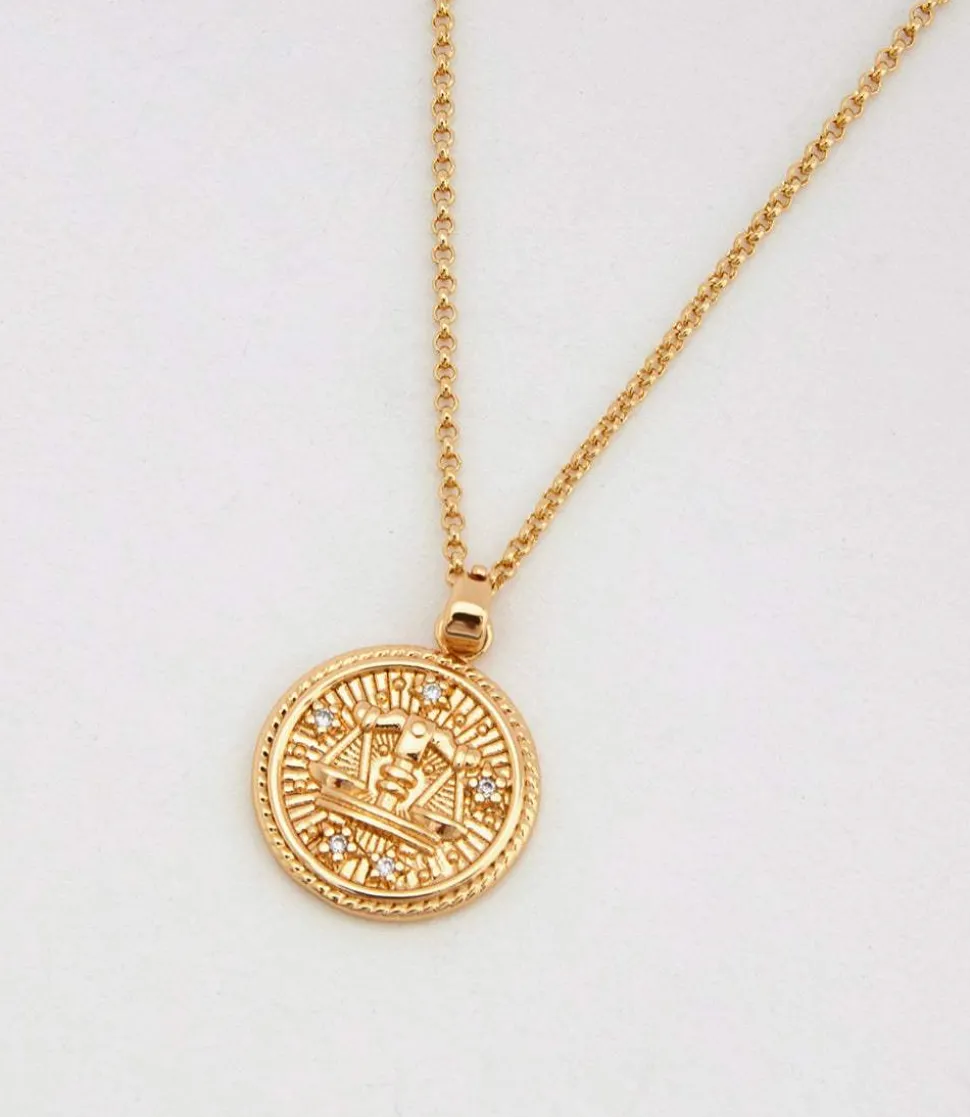 Libra Coin Necklace
