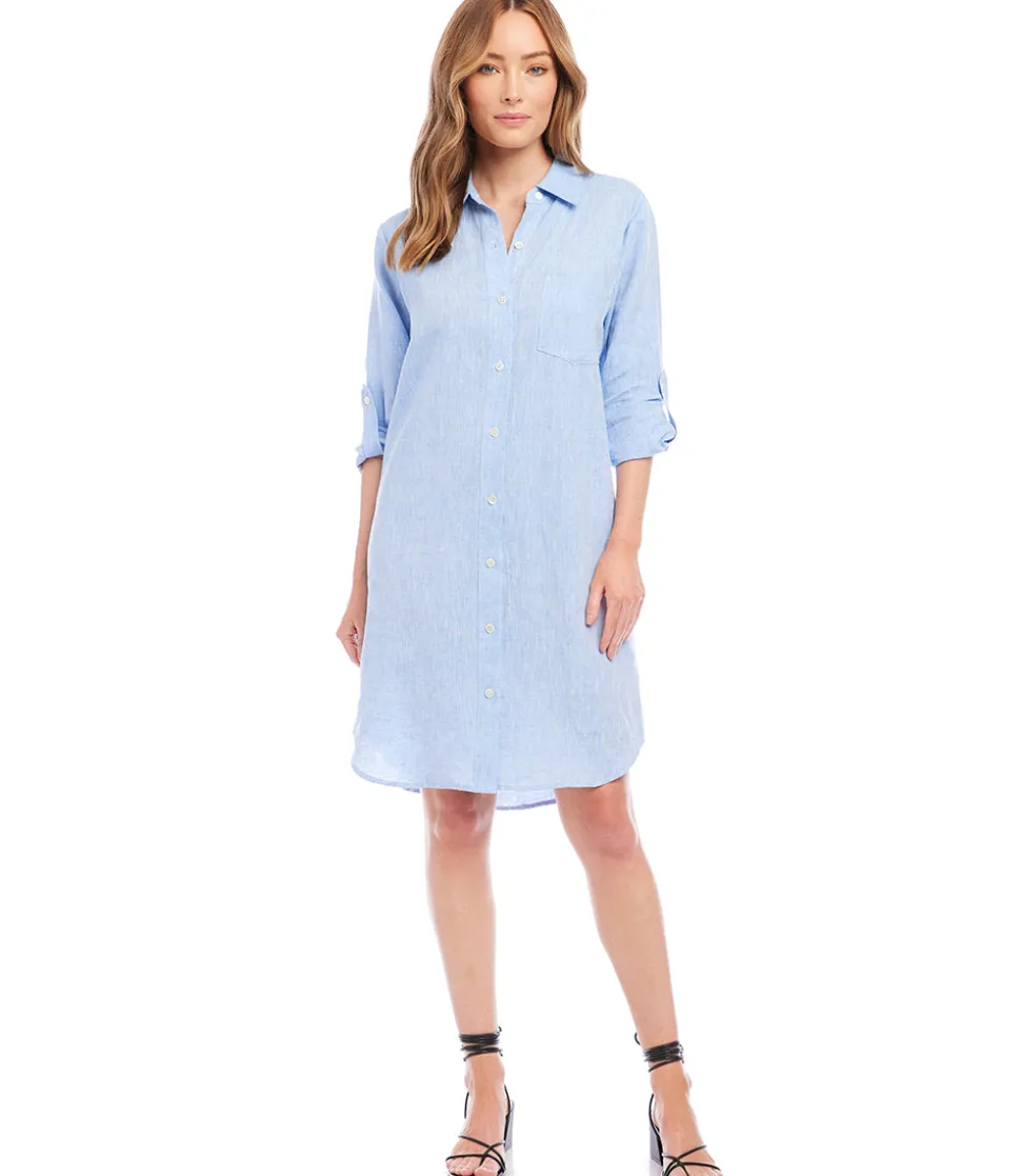 Linen Shirtdress