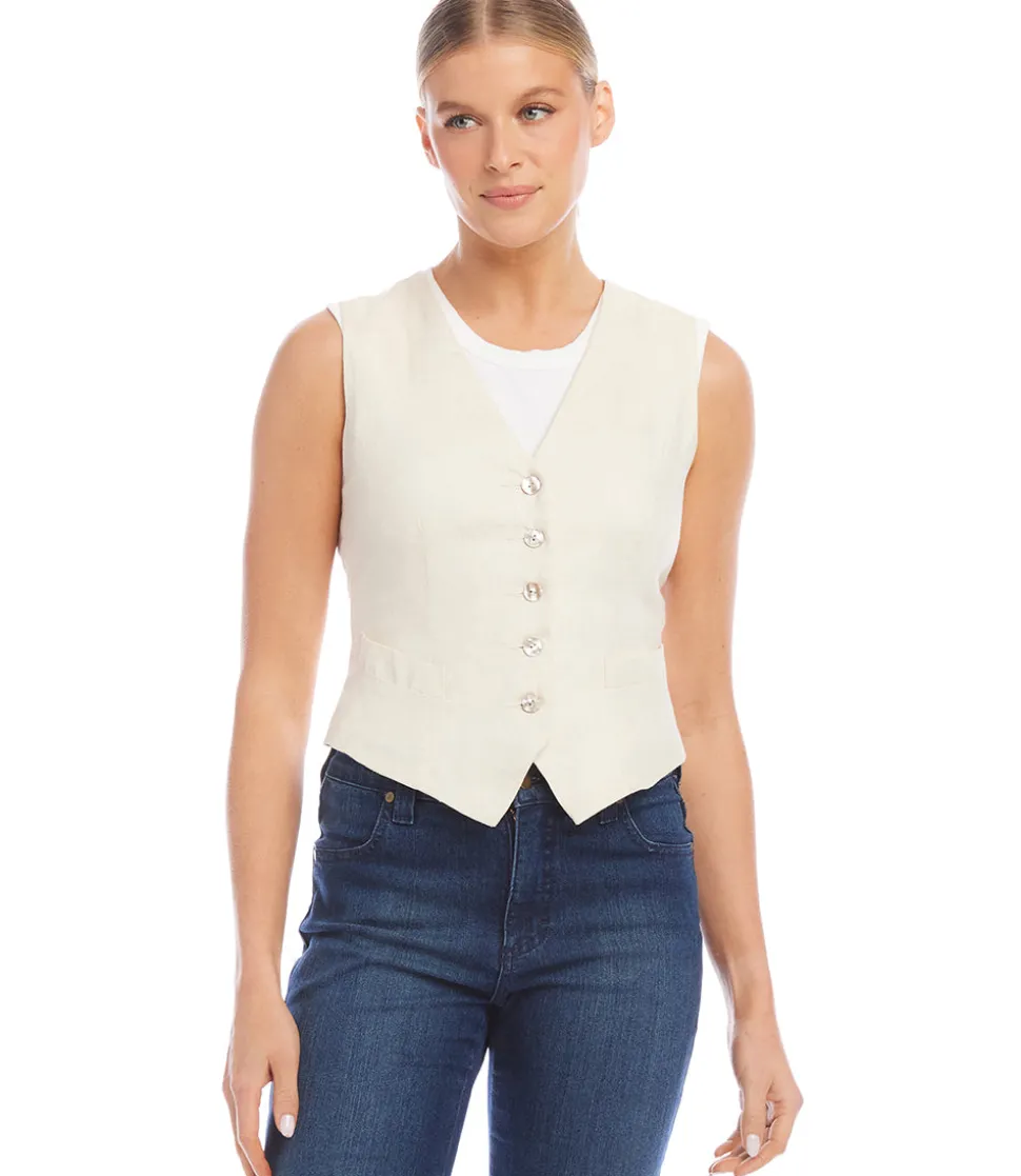 Linen Vest