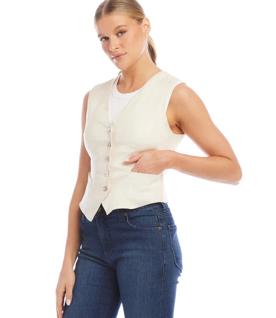 Linen Vest