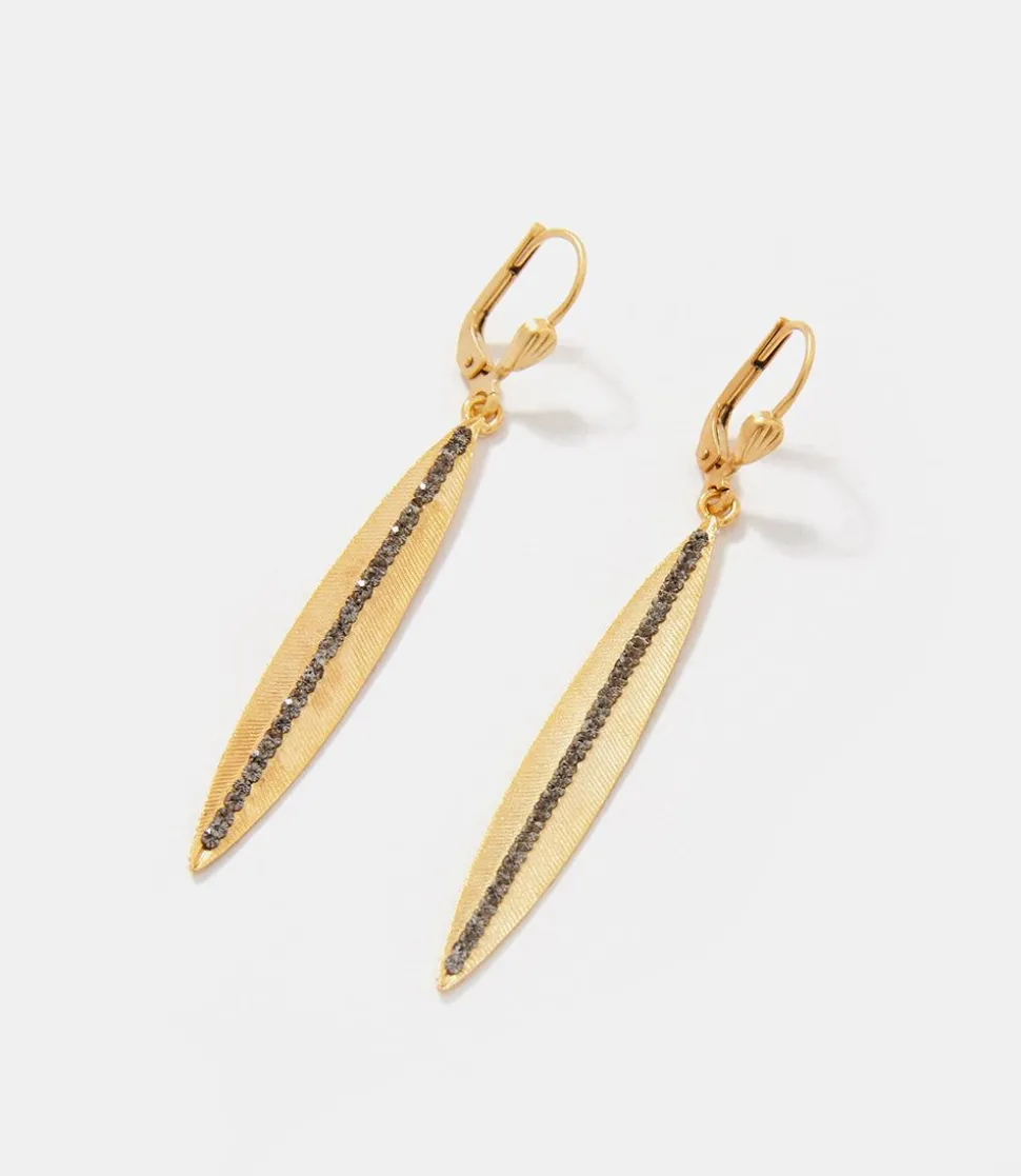 Long Leaf Earrings