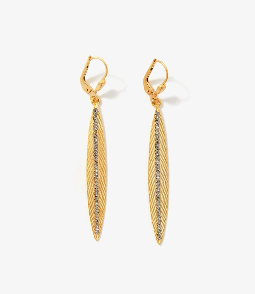 Long Leaf Earrings