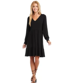 Long Sleeve Tiered Dress