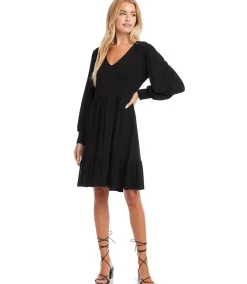 Long Sleeve Tiered Dress