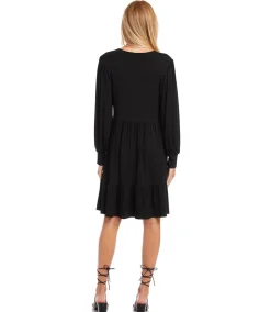 Long Sleeve Tiered Dress