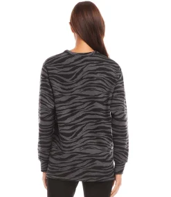 Long Sleeve V-Neck Sweatshirt