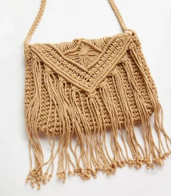 Macrame Crossbody Bag