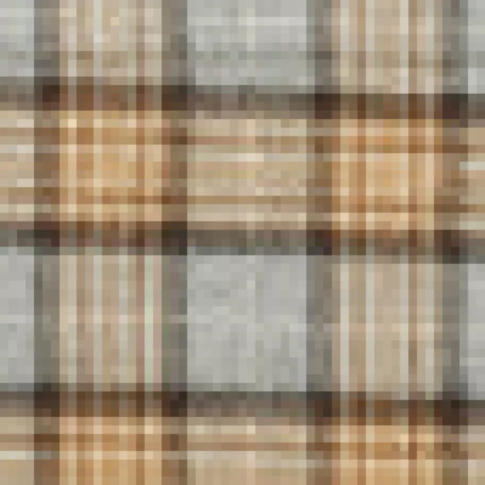 Merino Wool Fringed Plaid Scarf