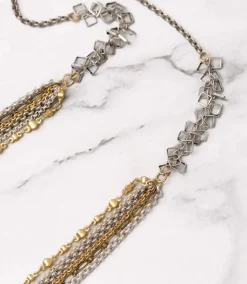 Metallic Multistrand Necklace