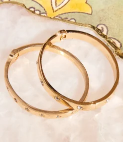 Mini Crystal Starburst Bangle