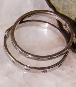Mini Crystal Starburst Bangle