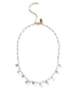Moonstone And Chalcedony Necklace