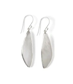 Mother of Pearl Scalene Drop Earrings