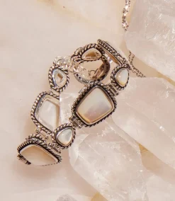 Mother Of Pearl Toggle Bracelet