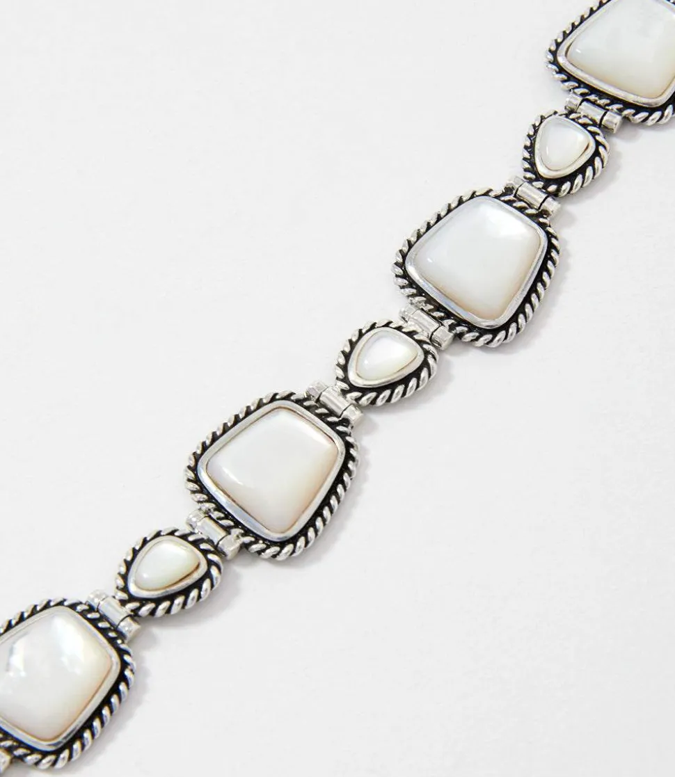 Mother Of Pearl Toggle Bracelet