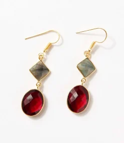 Multi Gemstone Earrings