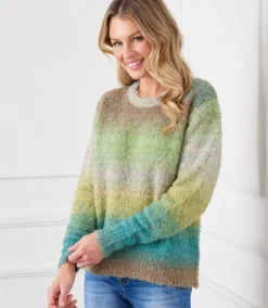 Ombre Boucle Sweater