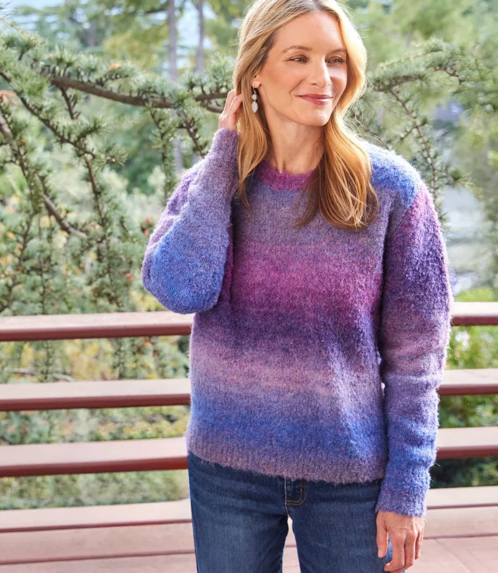 Ombre Boucle Sweater