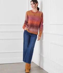 Ombre Boucle Sweater