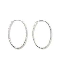 Oval Hoop Earrings