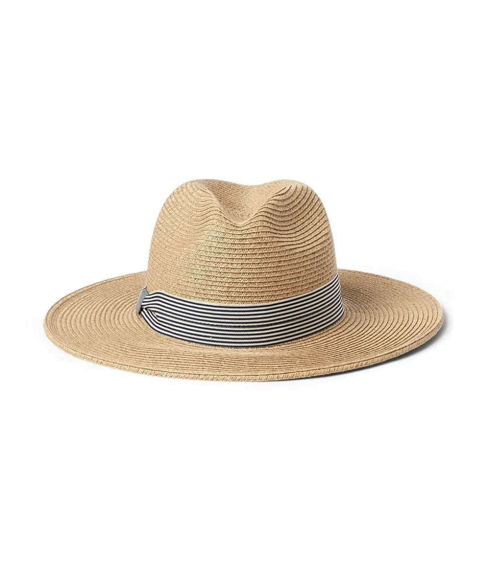 Panama Hat With Striped Band