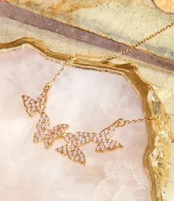 Pavé Fly Away With Me Necklace
