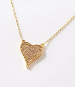 Pavé Heart Necklace