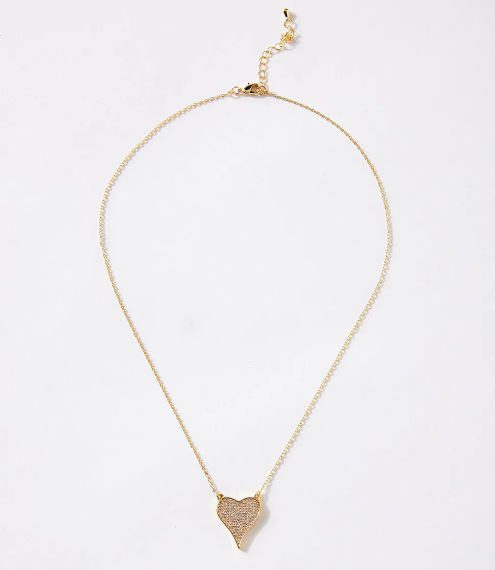 Pavé Heart Necklace