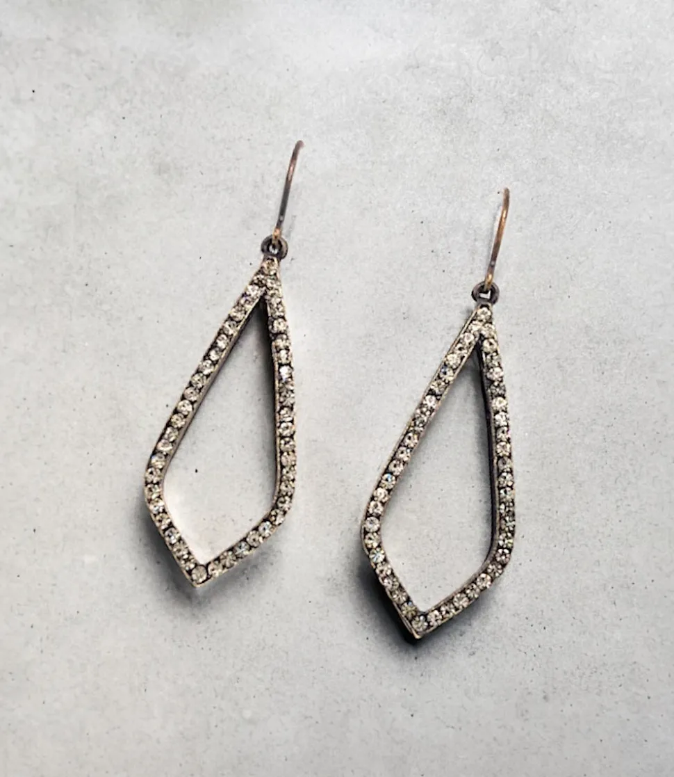 Pavé Kite Earrings