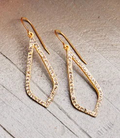 Pavé Kite Earrings