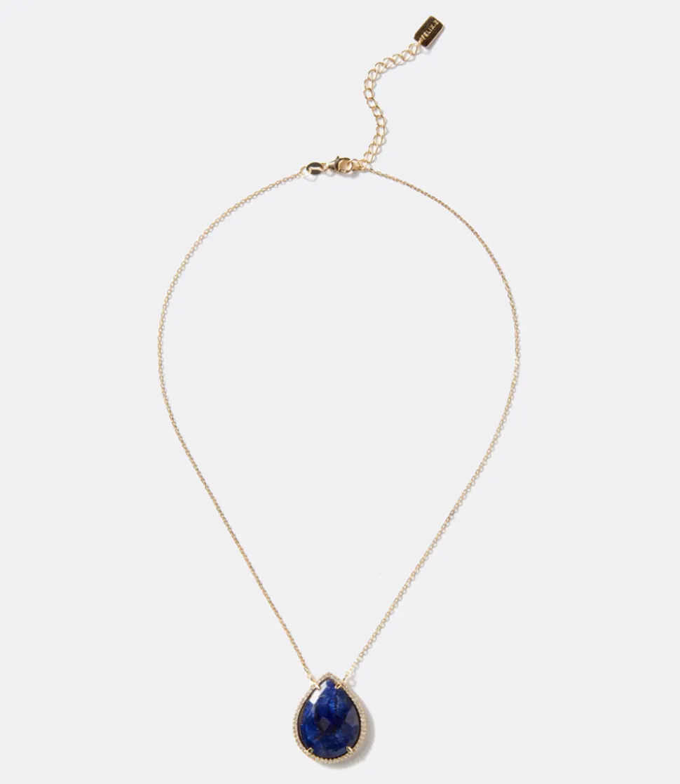 Pavé Teardrop Necklace