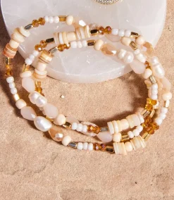 Pearl And Gemstone Bracelet
