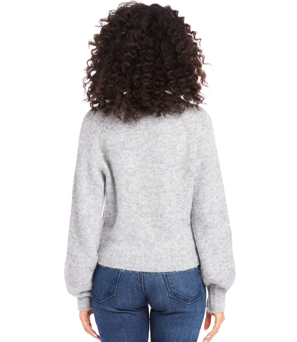Pearl Button Cardigan Sweater