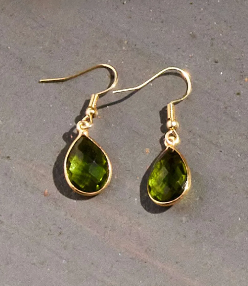 Peridot Gemstone Earrings