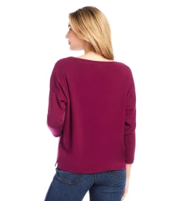 Petite Size Boatneck Top