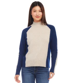 Petite Size Colorblock Sweater