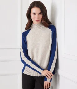 Petite Size Colorblock Sweater
