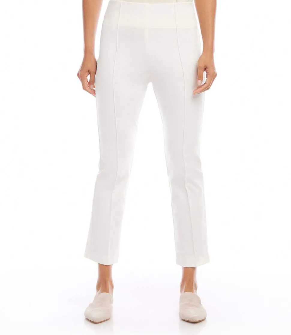 Petite Size Cropped Pintuck Pants