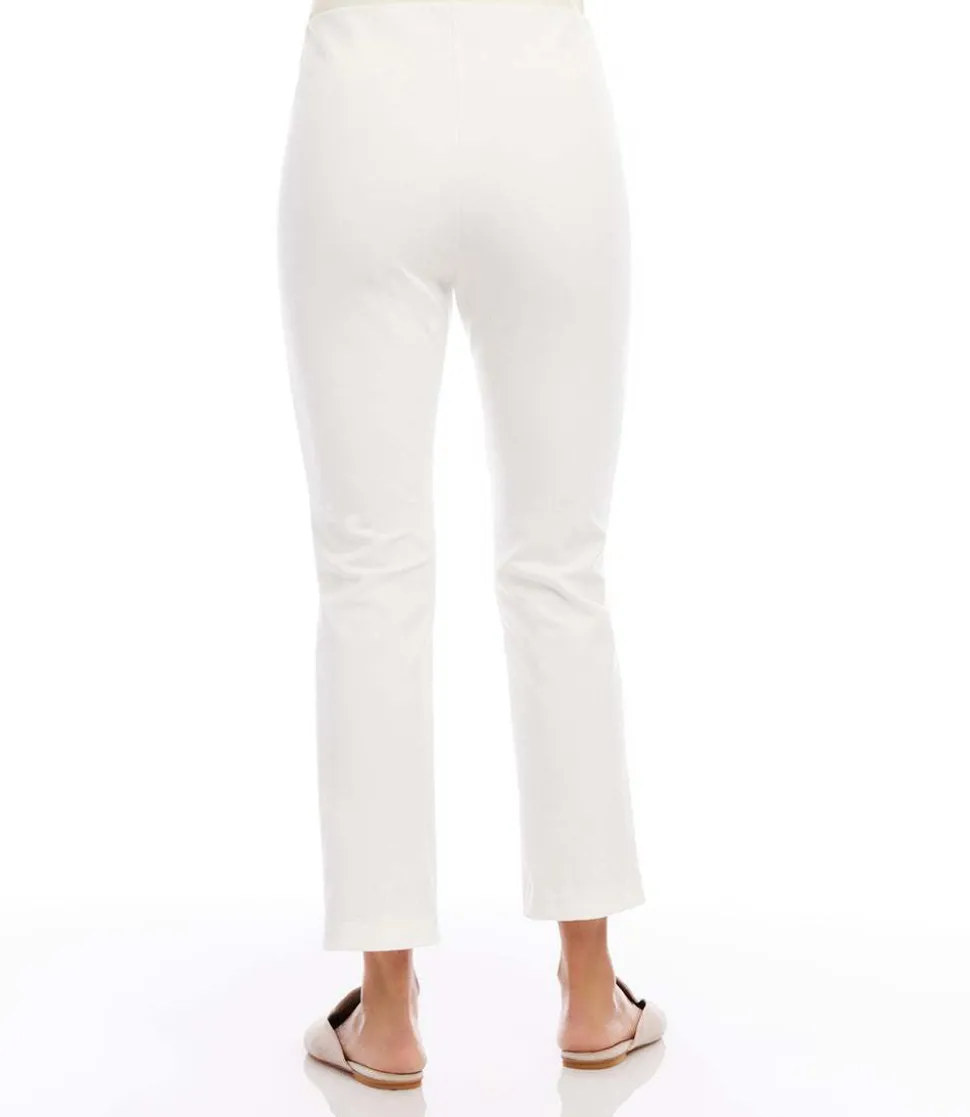 Petite Size Cropped Pintuck Pants