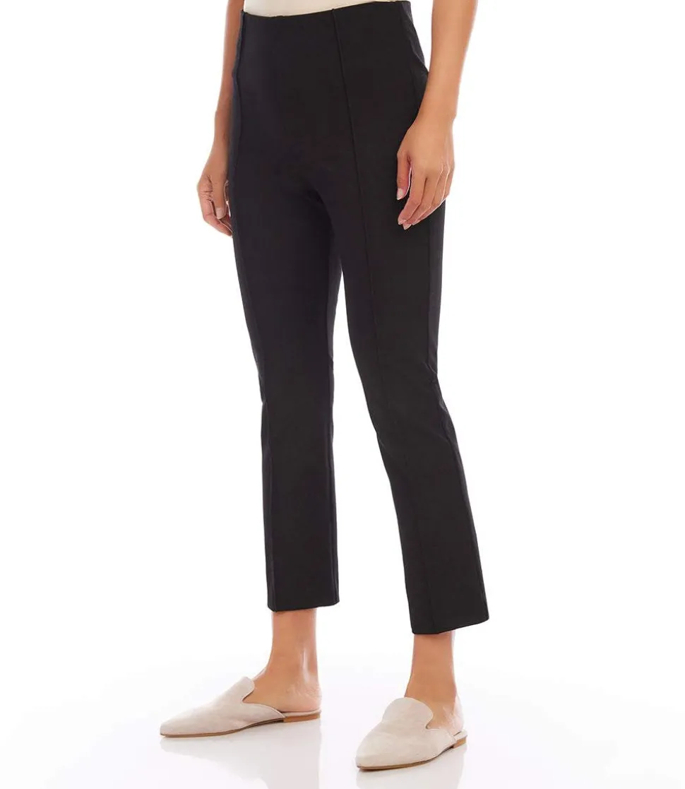 Petite Size Cropped Pintuck Pants