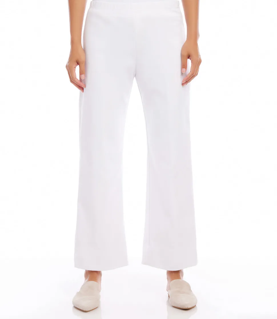 Petite Size Cropped Wide Leg Pants