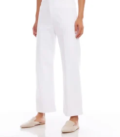 Petite Size Cropped Wide Leg Pants
