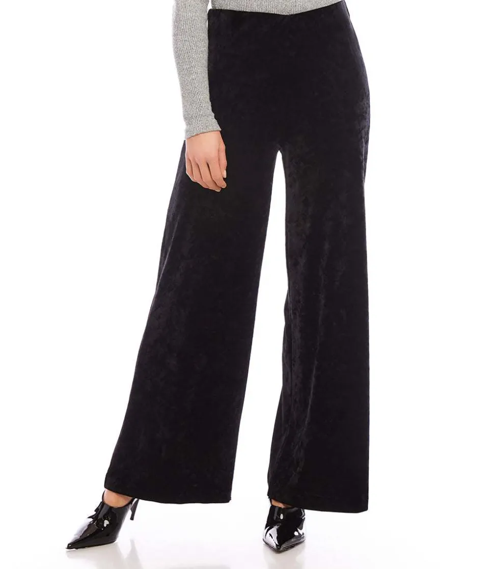 Petite Size Crushed Velvet Pants