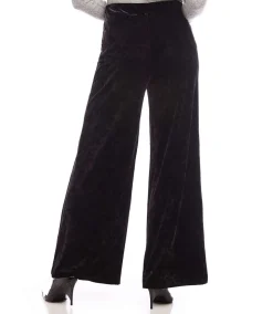 Petite Size Crushed Velvet Pants