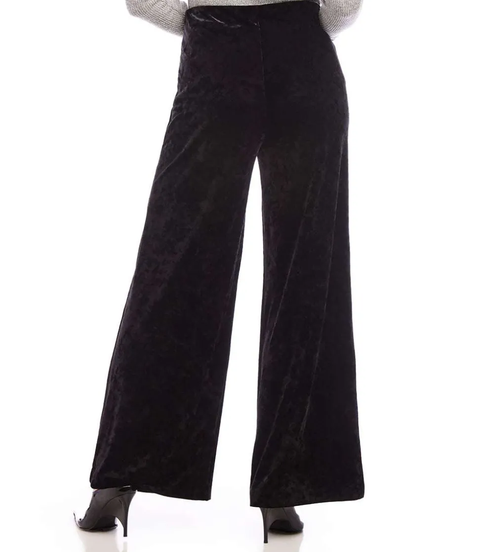 Petite Size Crushed Velvet Pants