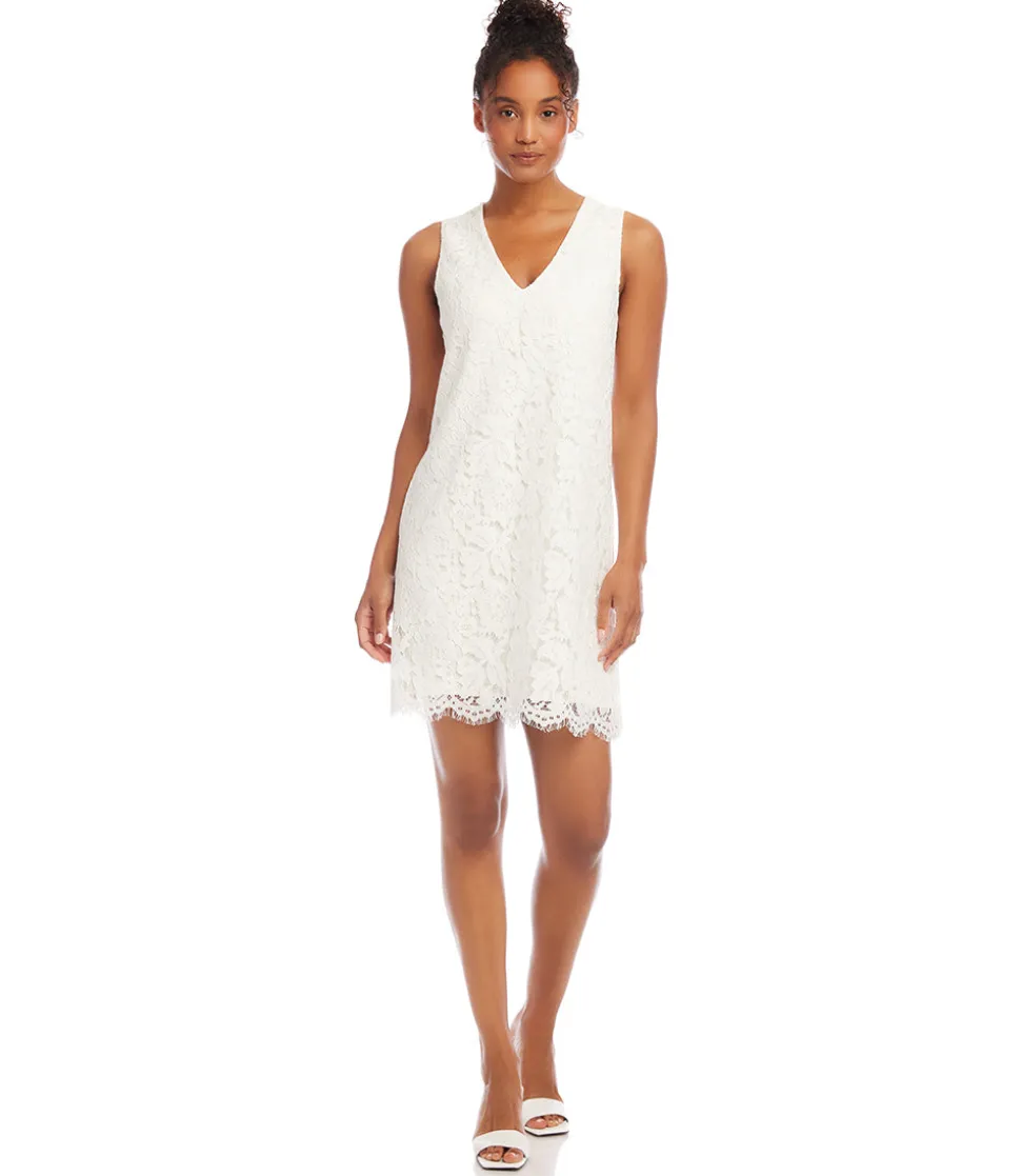 Petite Size Lace Shift Dress
