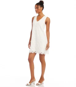 Petite Size Lace Shift Dress