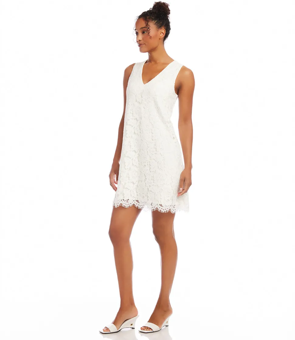 Petite Size Lace Shift Dress