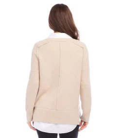 Petite Size Layered Sweater