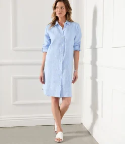 Petite Size Linen Shirtdress